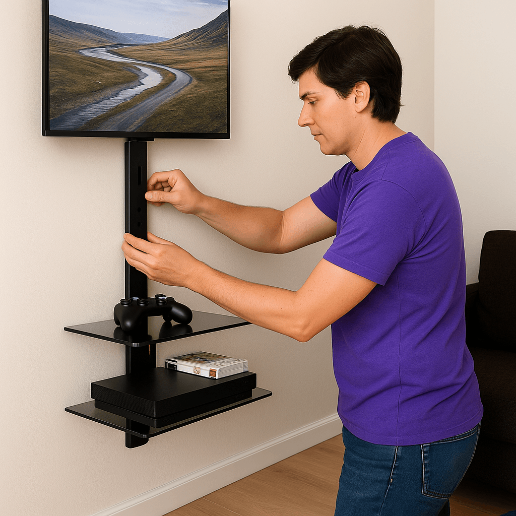 Instalación de Bandeja de Vidrio TV
