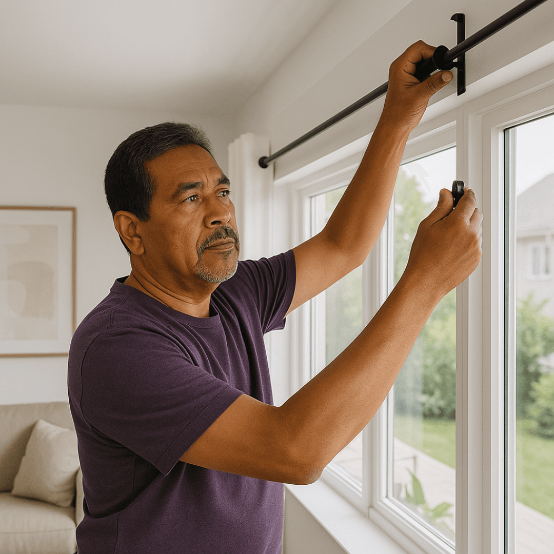 Instalación de Barra para Cortinas