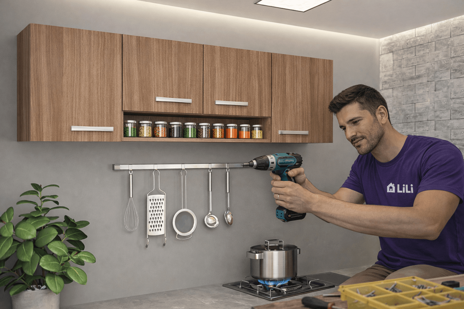Instalación de Mueble Cocina Aéreo