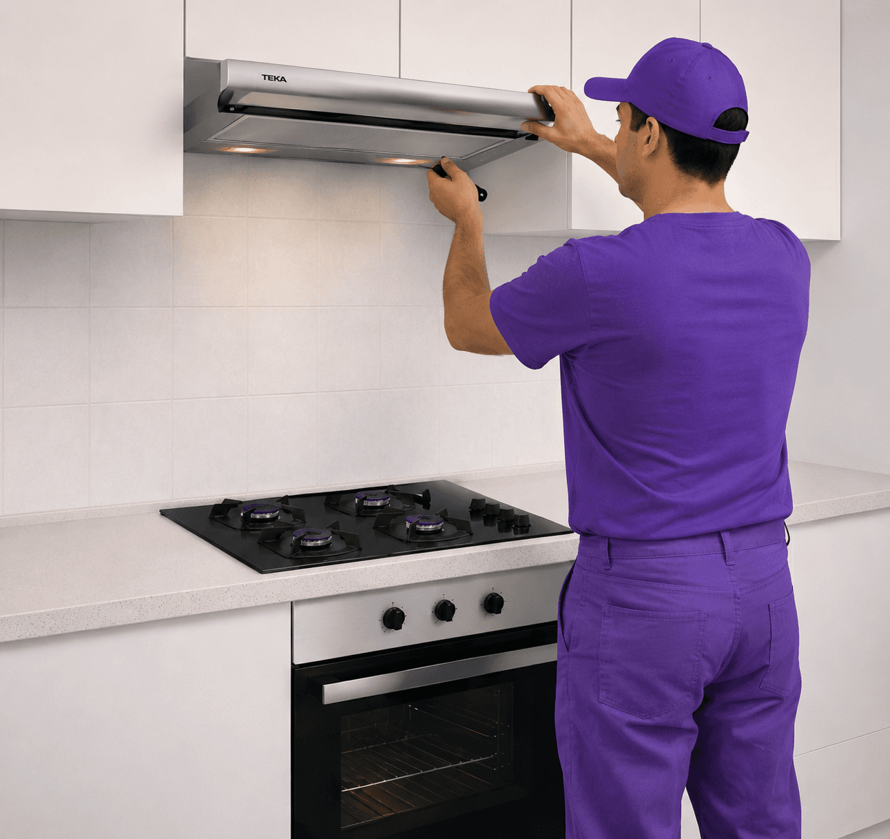 Instalación Kit Encimera, Horno y Campana