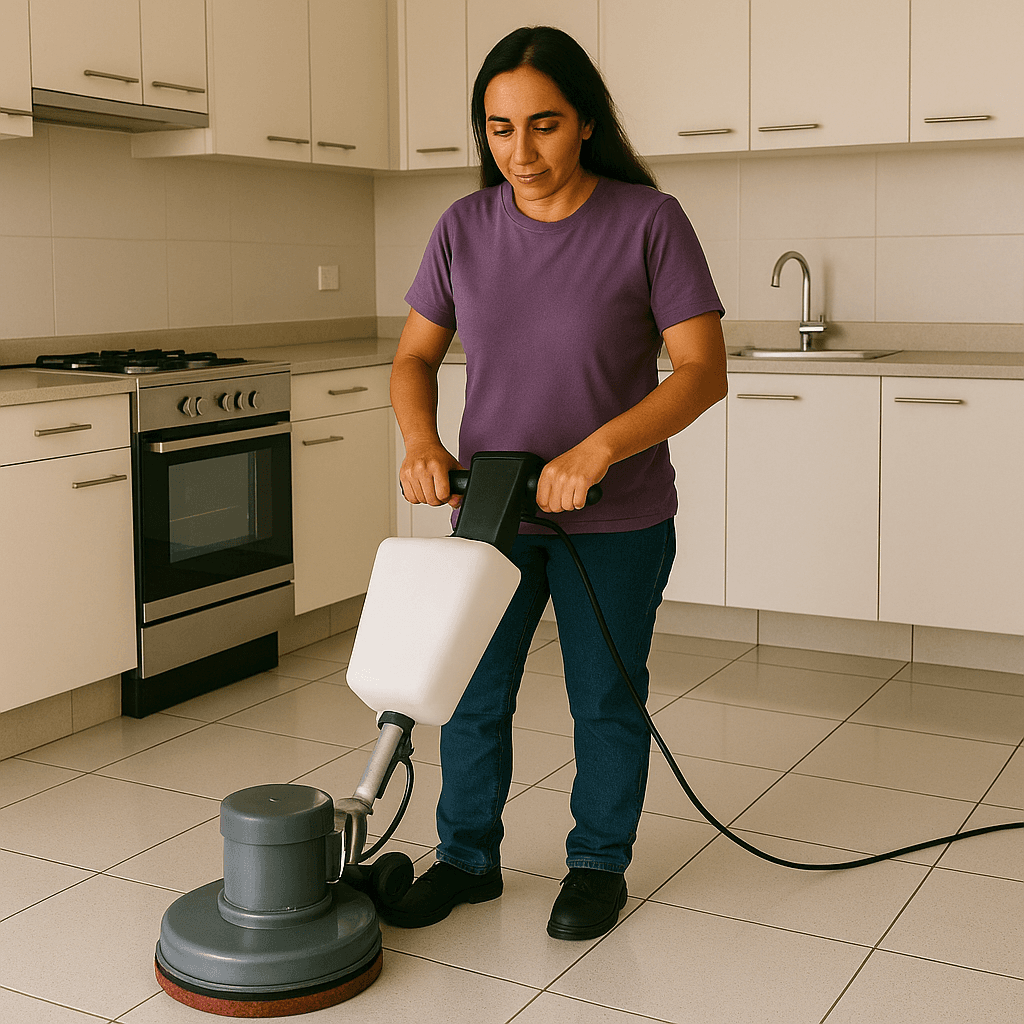 Limpieza de Piso Cerámico en Conchalí