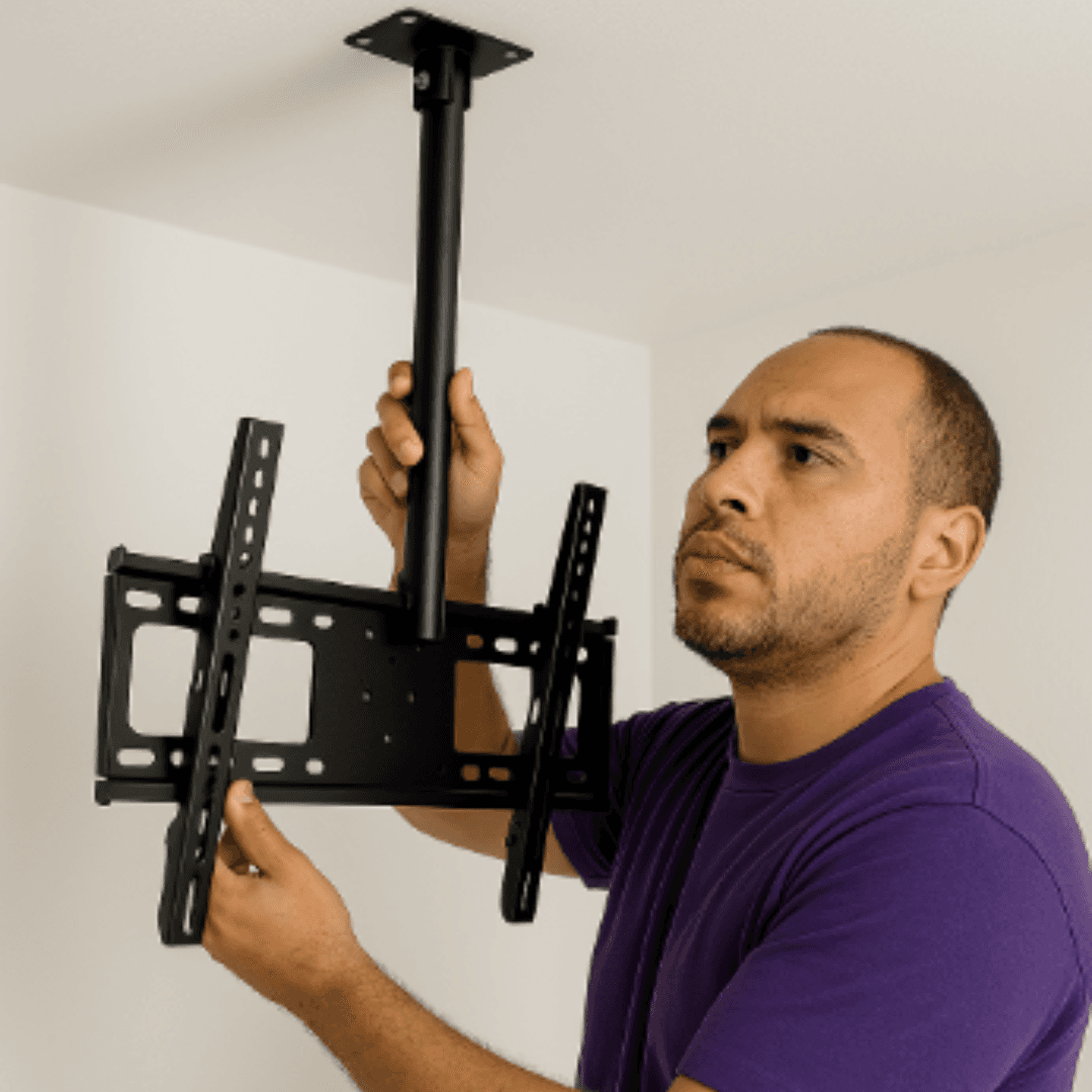 Instalación de Soporte para TV en el Techo en Puente Alto