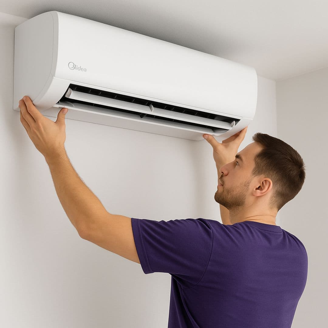 Instalación Aire Acondicionado Split Piso-Cielo en Curacaví