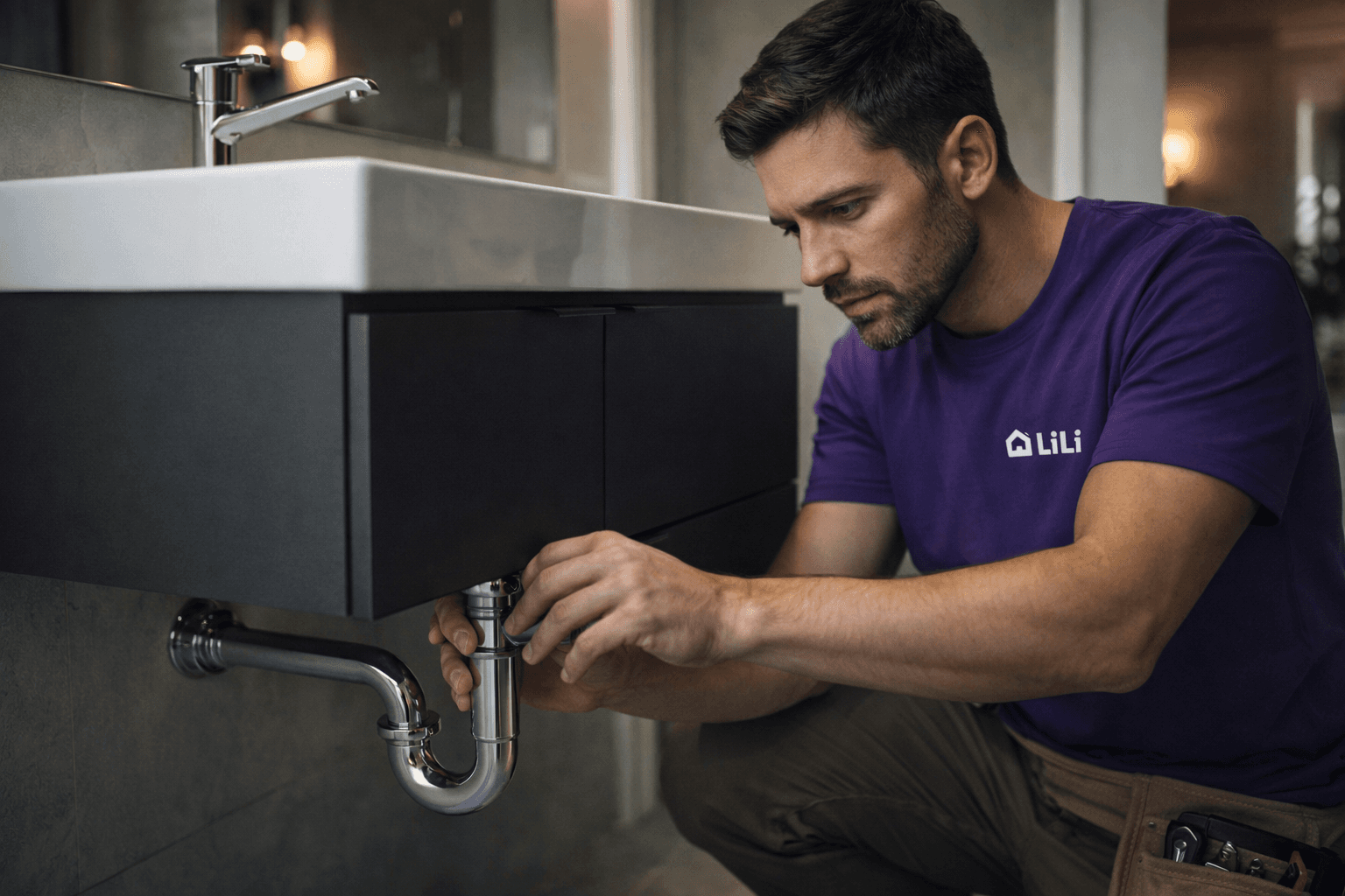 Instalación y Armado de Vanitorio Aéreo en El Monte