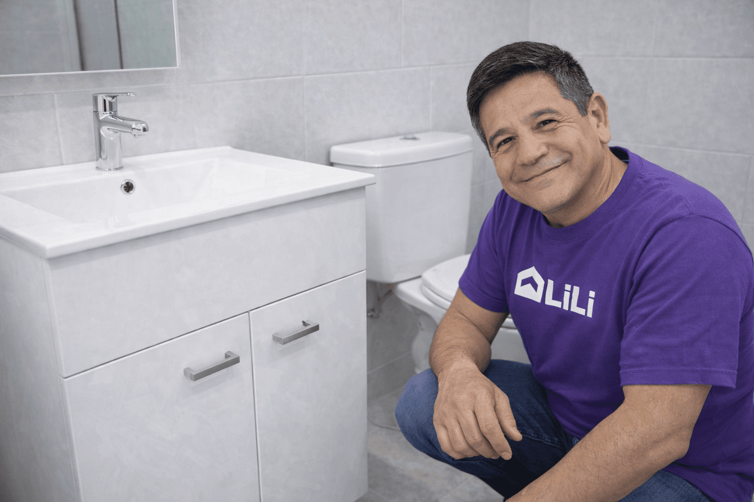 Instalación Sala o Combo de Baño (Vanitorio + Grifería + WC) en Lo Prado