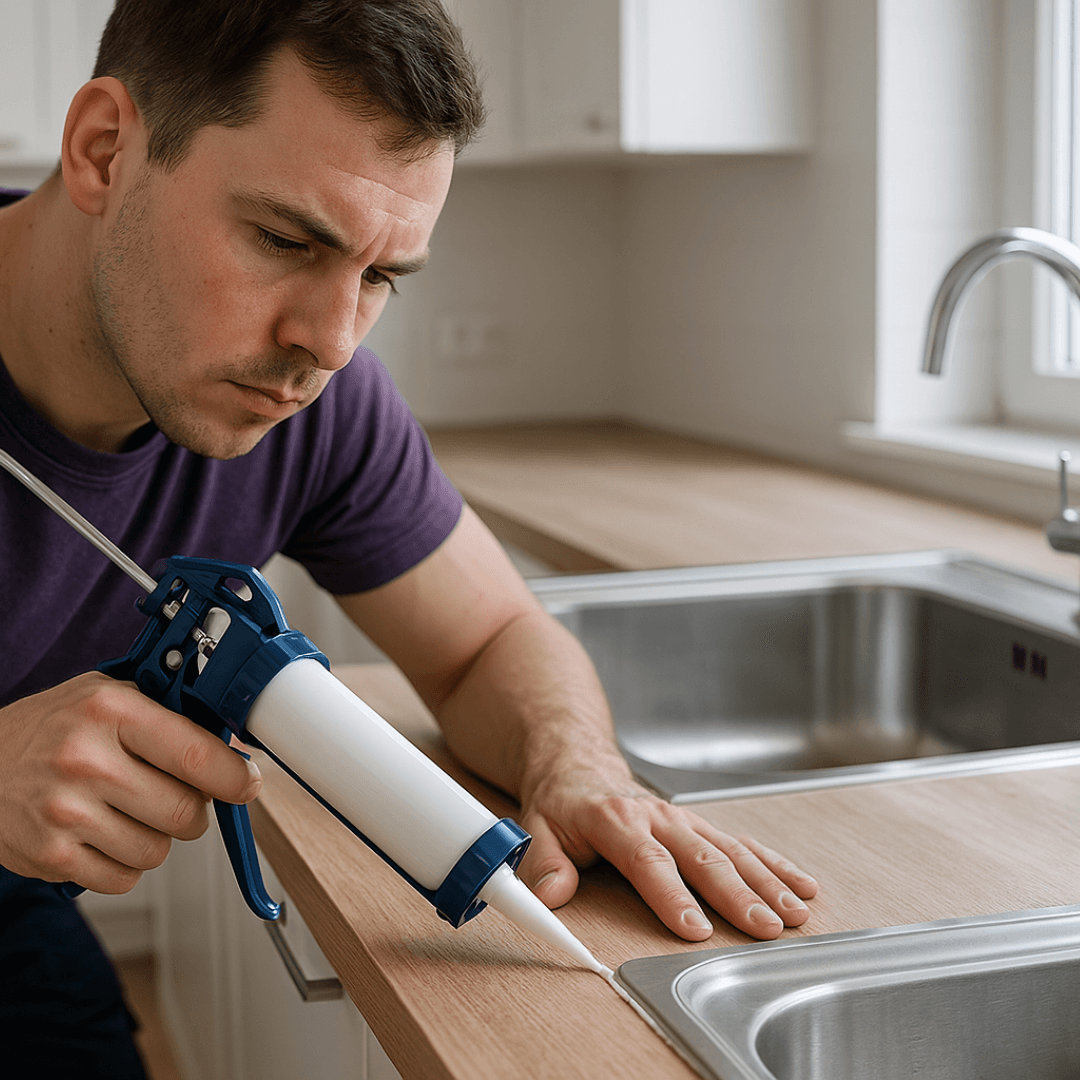 Fijación y Sellado de Lavaplatos